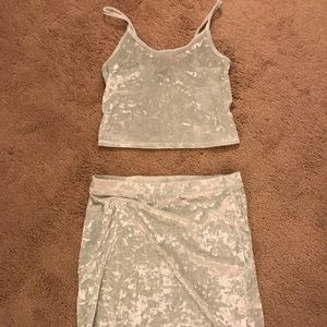 Forever 21 Velvety Two-Piece